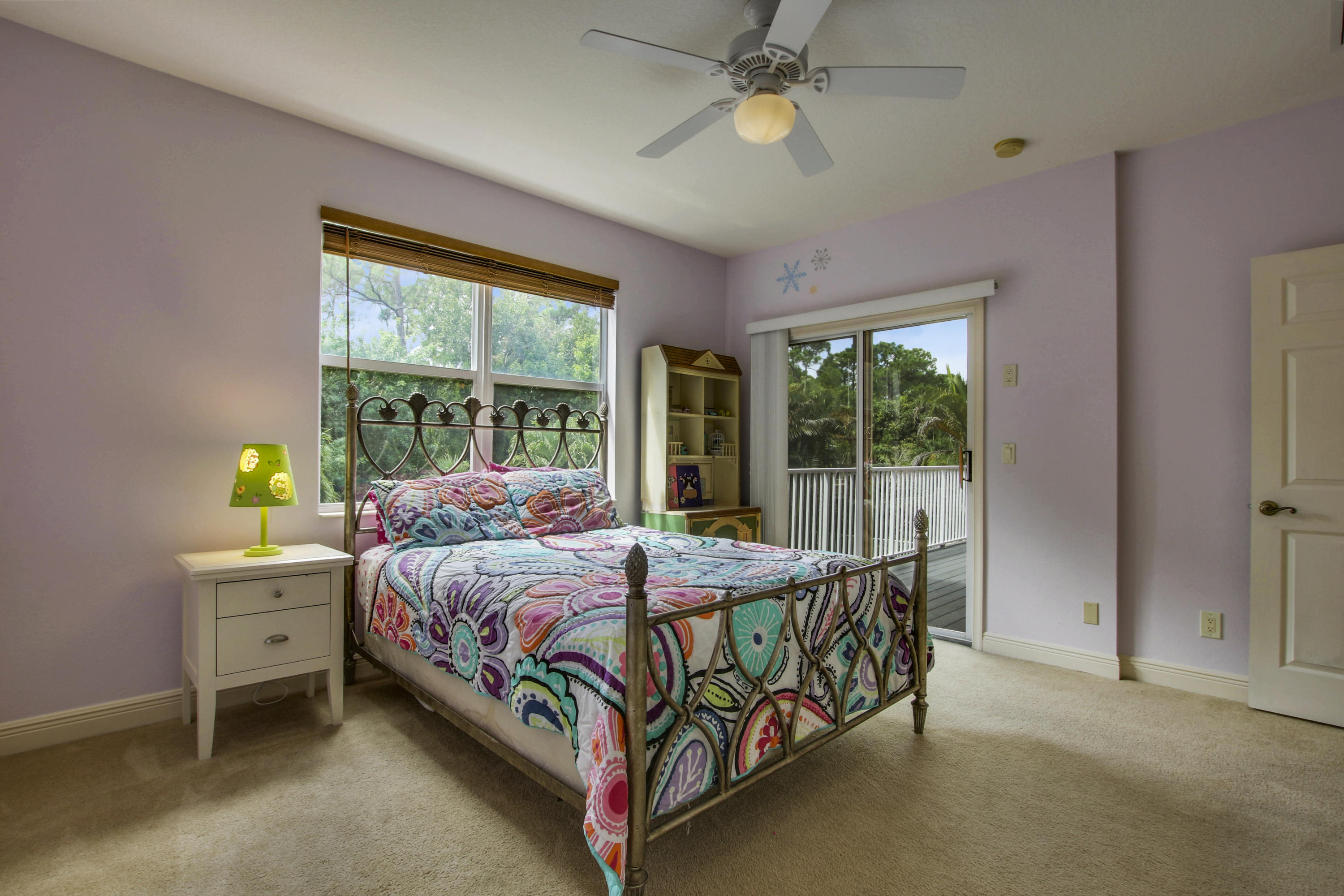 2154 Southwest Panther Trace Stuart, FL 34997 - Photo 23 of 45 Bedroom 3 with balcony