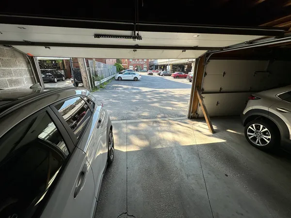 a view of car garage