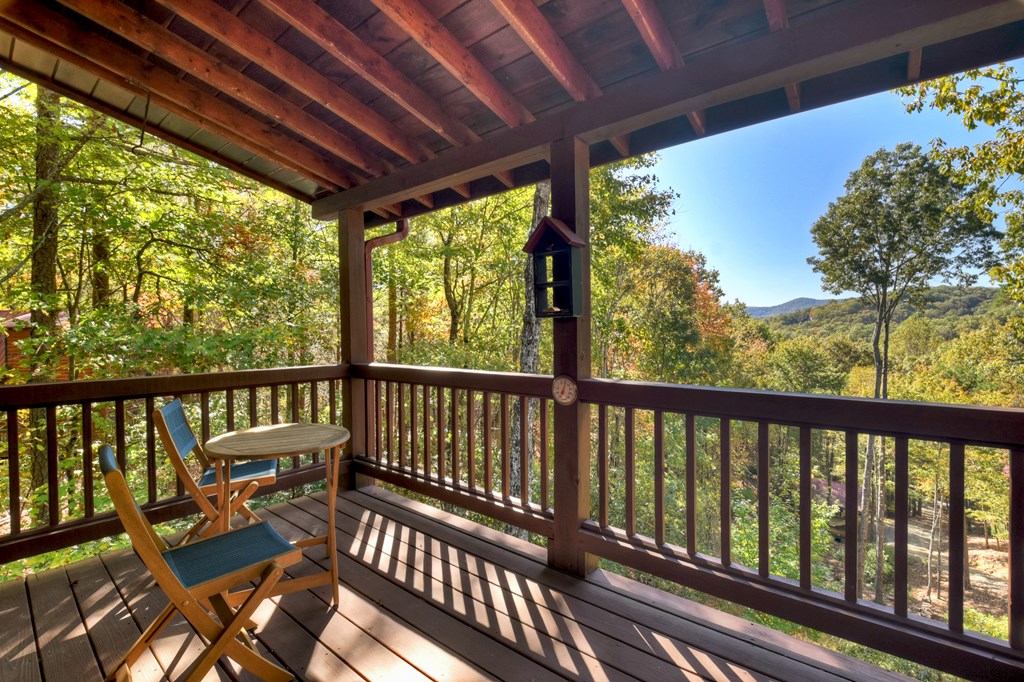240 Lower Prince Mountain Road Cherry Log, GA 30522 - Photo 34 of 45 a view of a two chair in the balcony