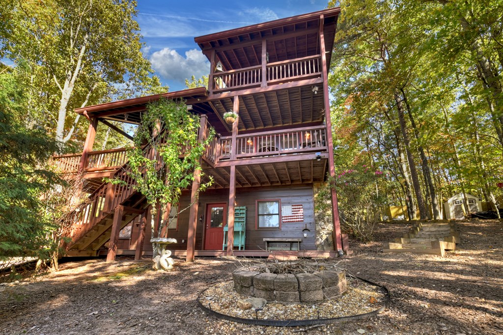 240 Lower Prince Mountain Road Cherry Log, GA 30522 - Photo 42 of 45 a building with trees in front of it