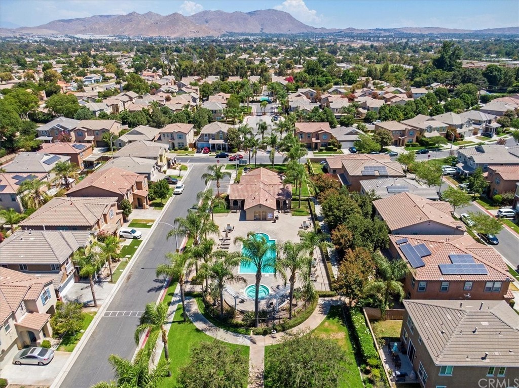 1777 Carrie Way Riverside, CA 92501 - Photo 34 of 35 an aerial view of a city with lots of residential buildings