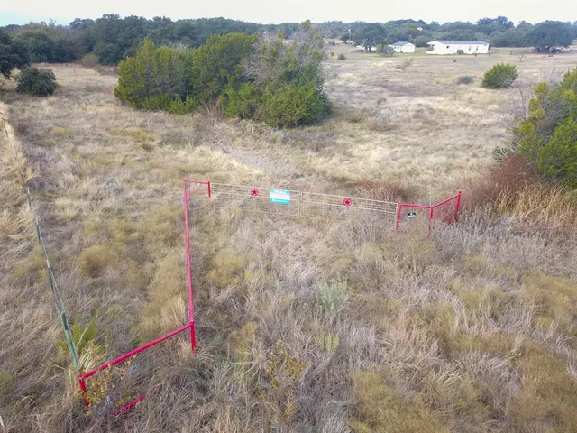 a view of a road with an outdoor space