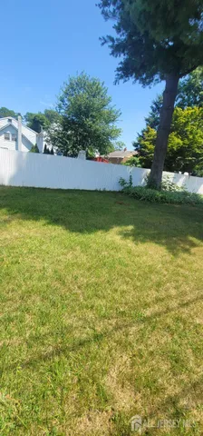 a view of an ocean yard and mountain view