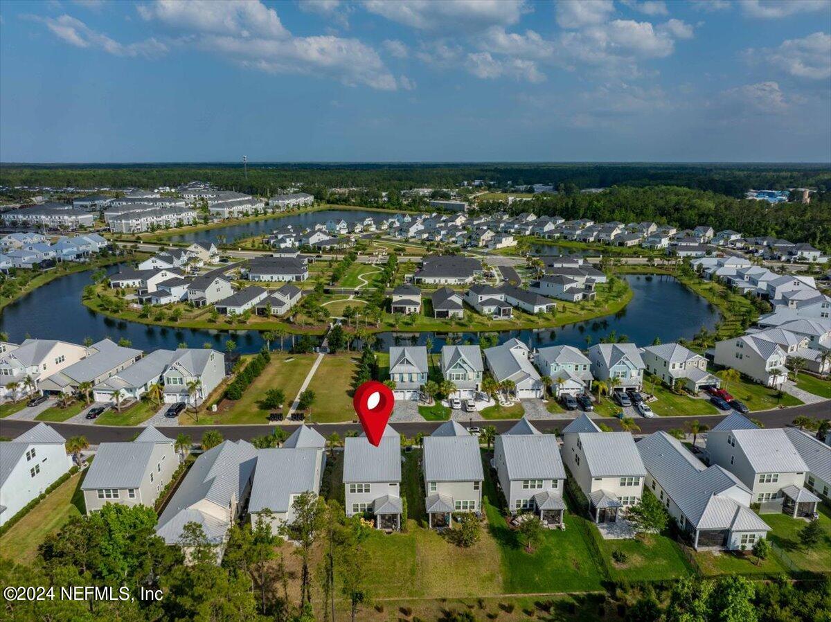 262 Clifton Bay Loop St. Johns, FL 32259 - Photo 45 of 57 an aerial view of residential houses with outdoor space and swimming pool