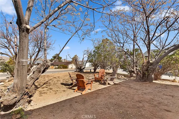 a view of outdoor space with seating