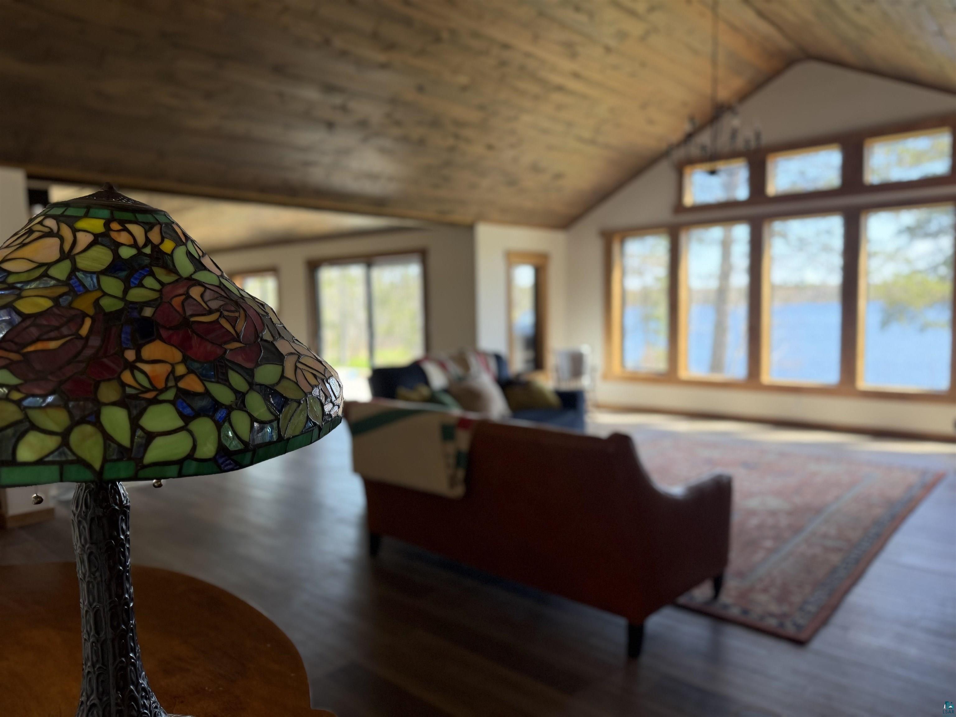 5274 Marble Lake Road Two Harbors, MN 55616 - Photo 3 of 79 Vaulted wood-finish ceiling over a spacious living area