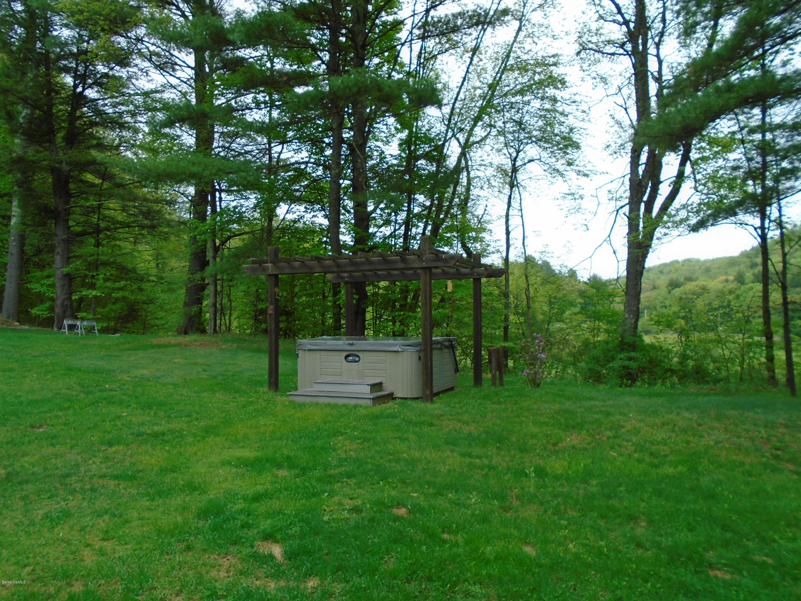 1350 South Main Road Otis, MA 01253 - Photo 54 of 56 a view of a backyard with large trees