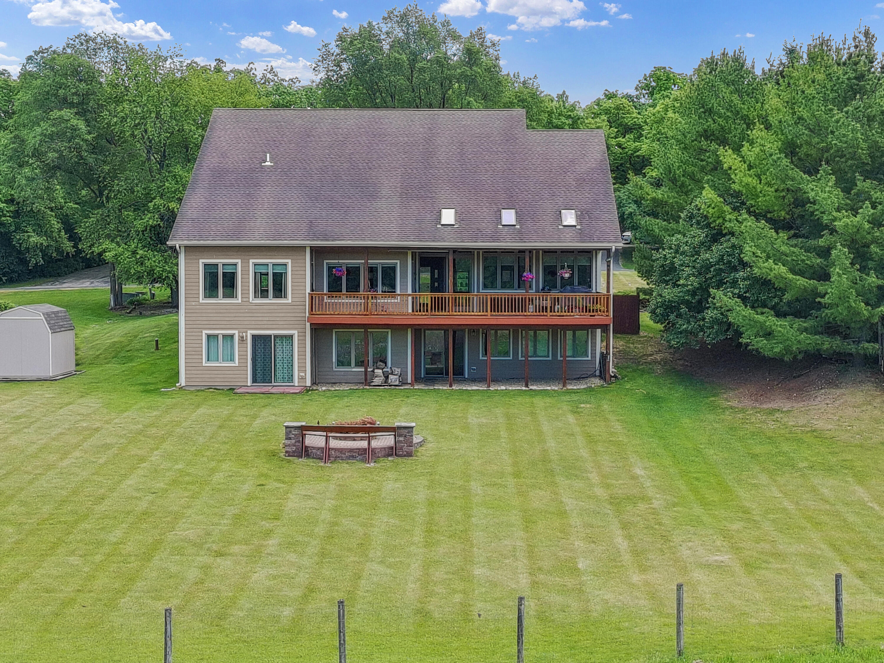 W5574 Briarwood Road La Grange, WI 53121 - Photo 31 of 45 Back of home