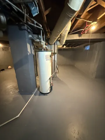 a view of storage and utility room