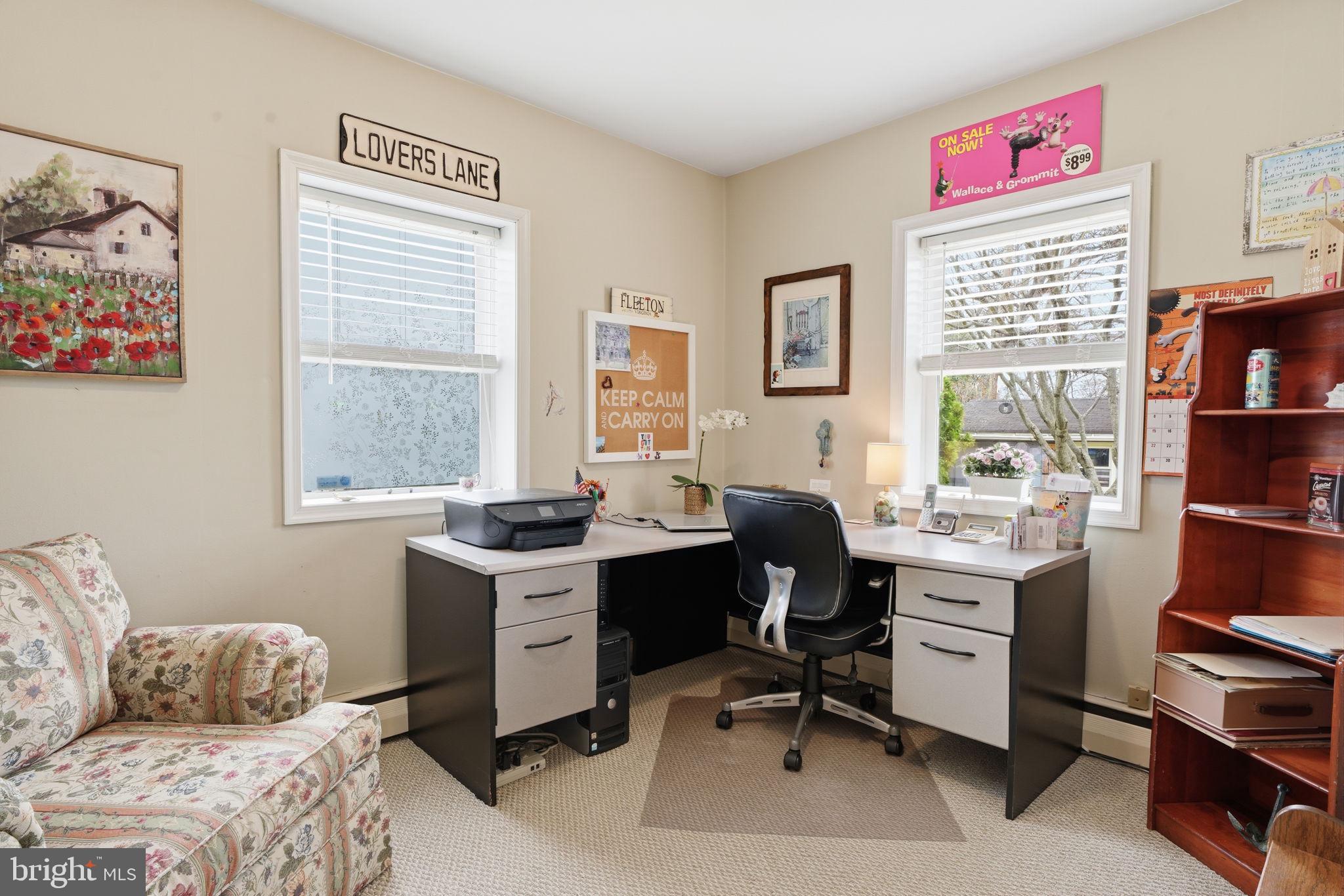 211 Longview Avenue Langhorne, PA 19047 - Photo 11 of 62 a view of a workspace with a window and a bedroom