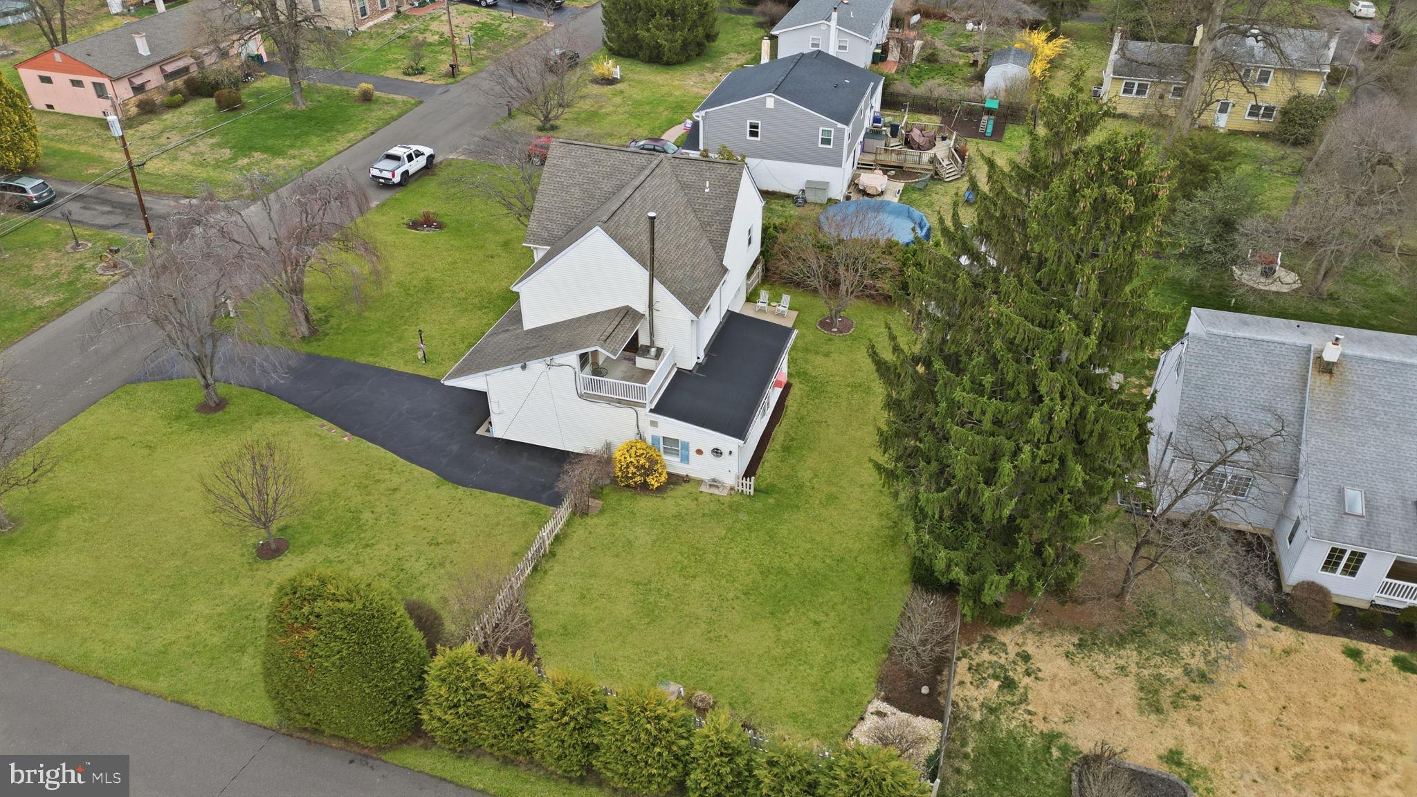 211 Longview Avenue Langhorne, PA 19047 - Photo 51 of 62 an aerial view of a house with a garden