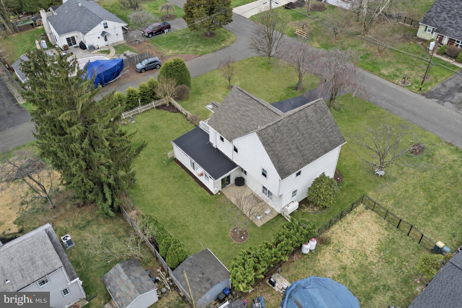 211 Longview Avenue Langhorne, PA 19047 - Photo 54 of 62 an aerial view of a house with a garden