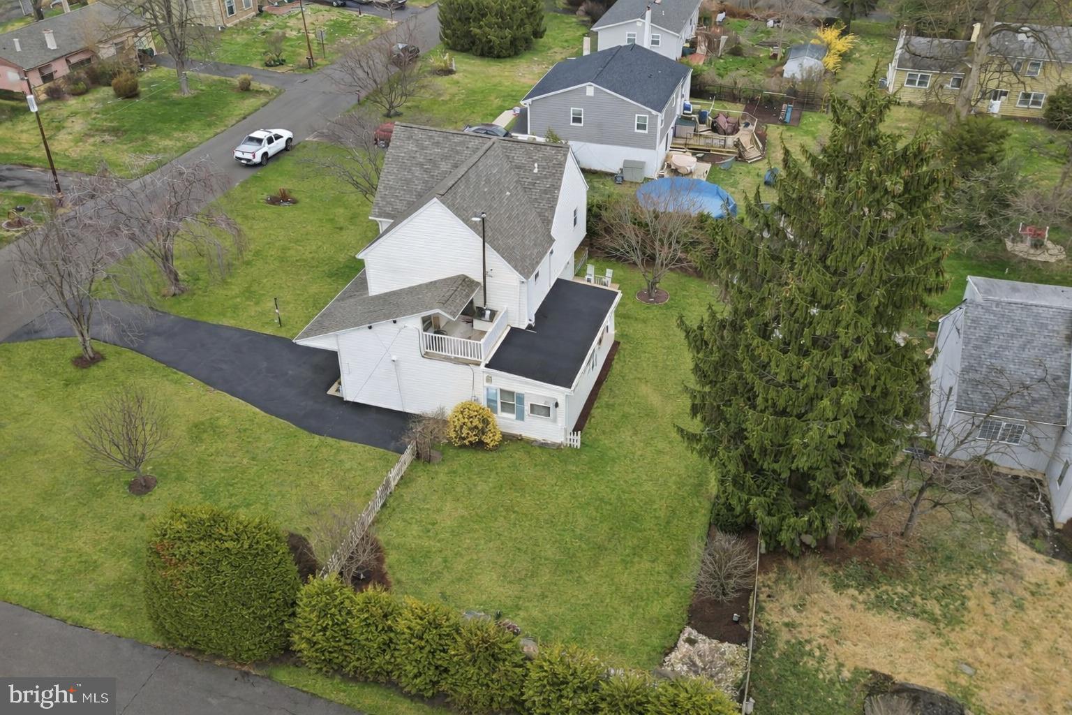 211 Longview Avenue Langhorne, PA 19047 - Photo 55 of 62 an aerial view of a house with a garden