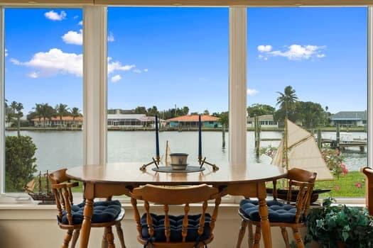 1351 Bayshore Drive, Unit 101 Fort Pierce, FL 34949 - Photo 20 of 37 a view of an ocean from a balcony