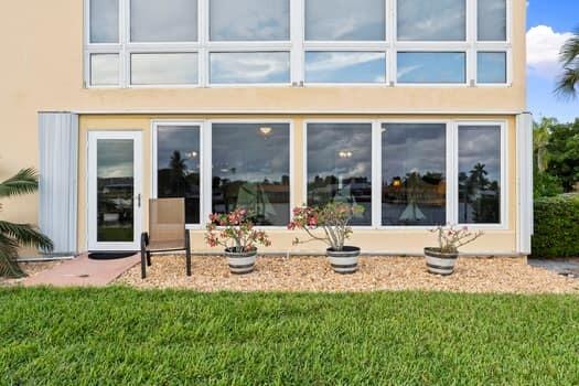 1351 Bayshore Drive, Unit 101 Fort Pierce, FL 34949 - Photo 29 of 37 Patio Exterior Full View