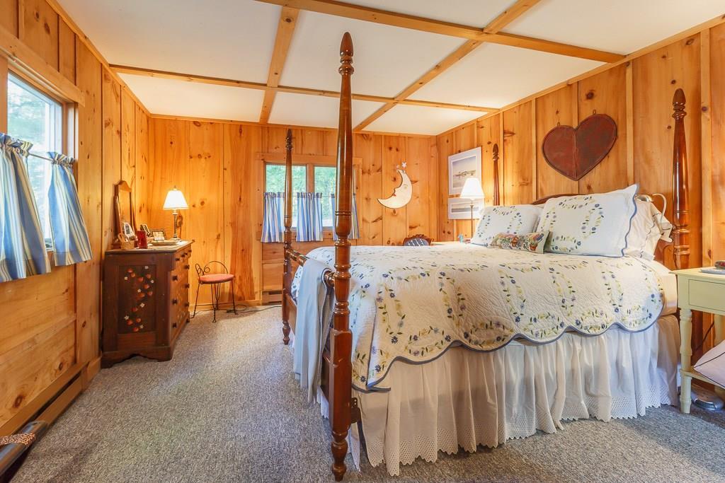 115 Bear Rock Road Jefferson, ME 04348 - Photo 13 of 33 Master Bedroom of the Main Cottage