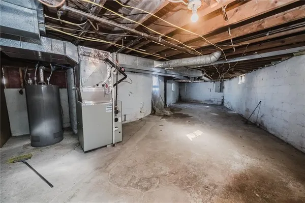 a view of a storage room