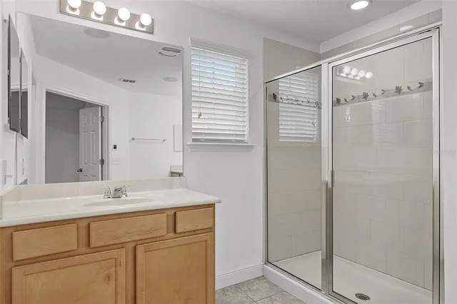 a sink with a mirror