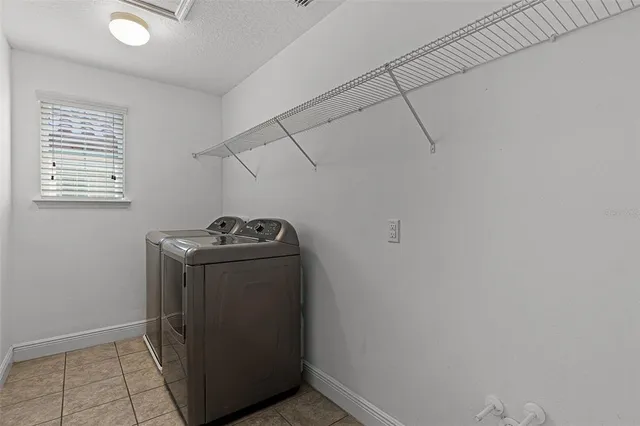 a view of storage and utility room with closet