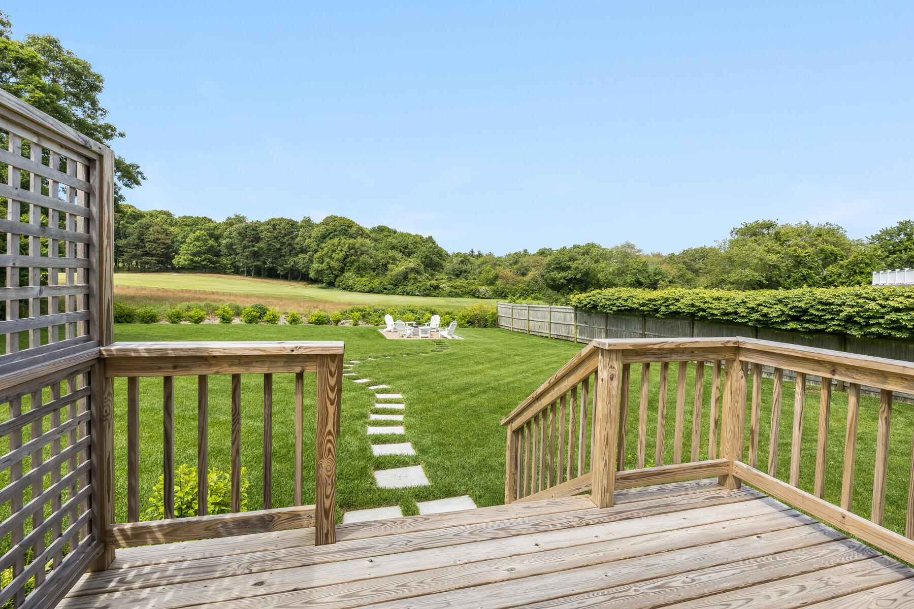 38 Crosby Circle Osterville, MA 02655 - Photo 21 of 28 a view of a balcony with lake view and wooden floor