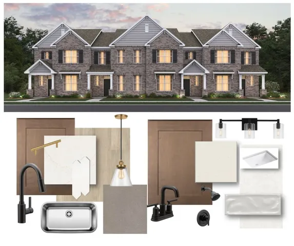 a front view of a house with parking space