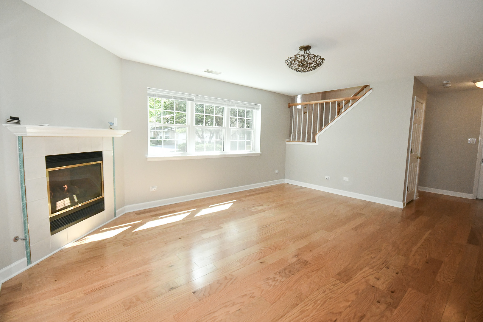 960 Elderberry Circle, Unit 108 Naperville, IL 60563 - Photo 14 of 32 a view of empty room with windows and fireplace