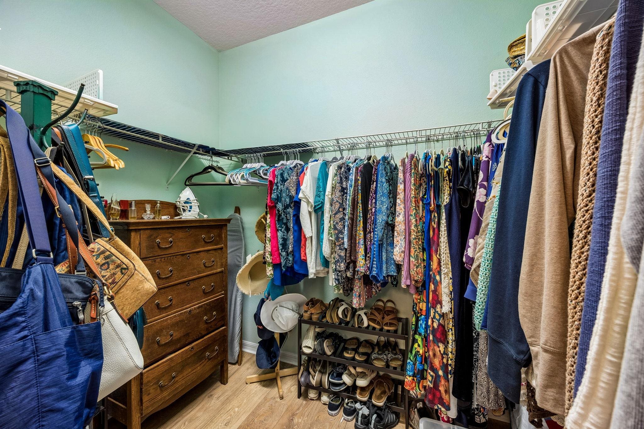 133 South Twin Maple Road St. Augustine, FL 32084 - Photo 18 of 34 Walk in closet with light wood-style flooring