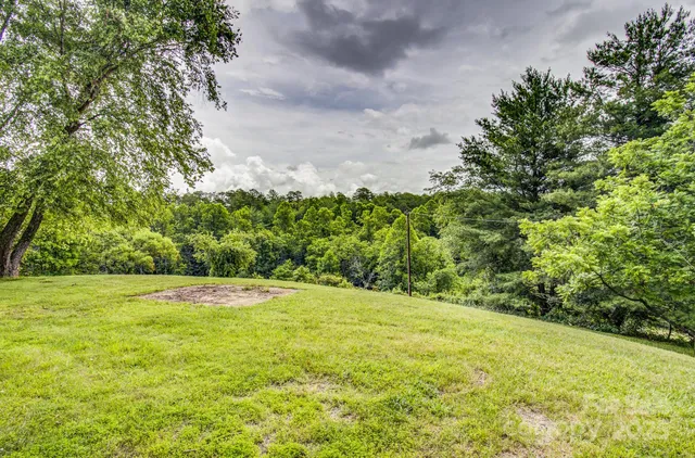 a view of yard with green space