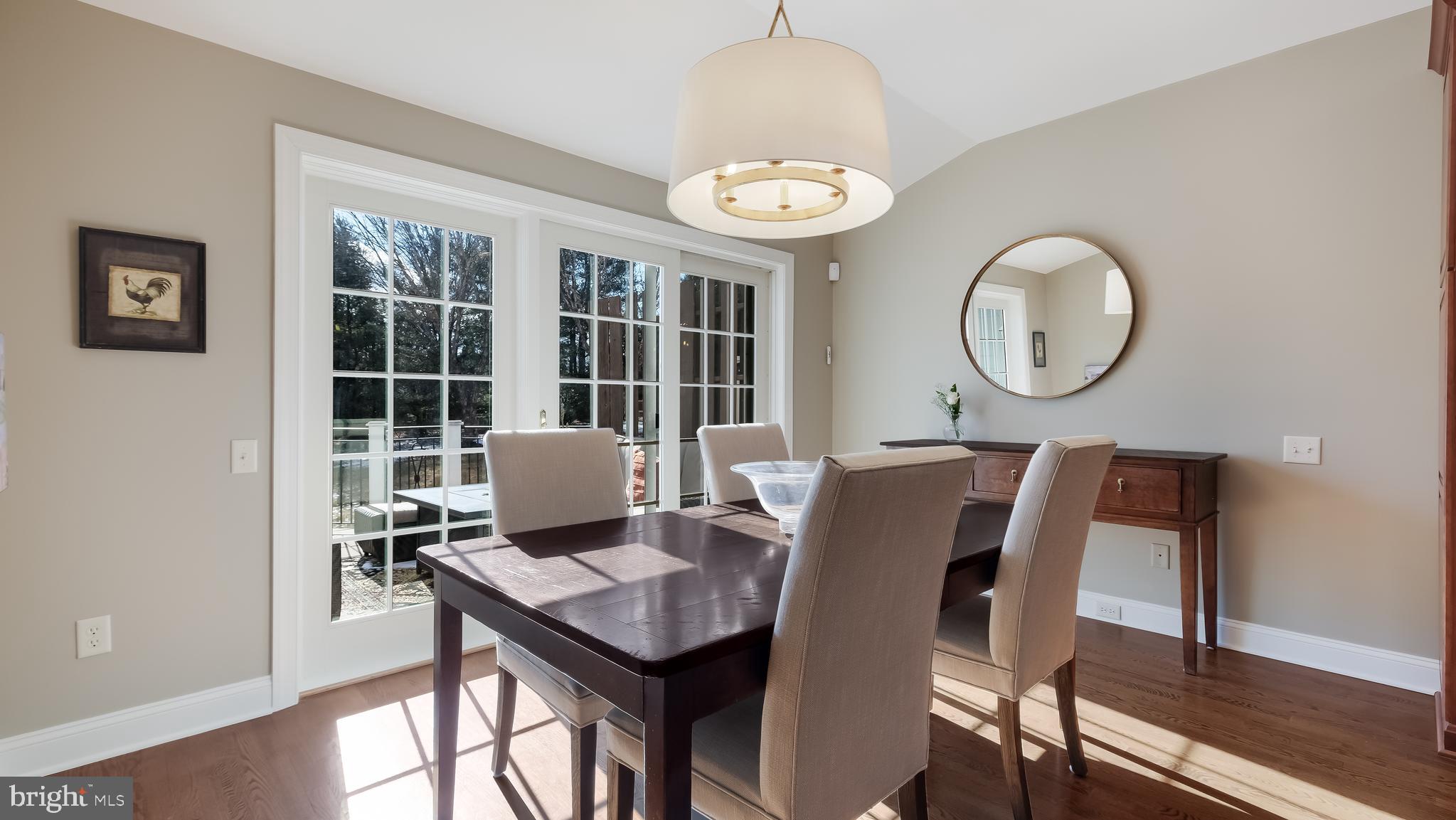 12 Garden Path Doylestown, PA 18901 - Photo 17 of 58 a view of a dining room with furniture and wooden floor