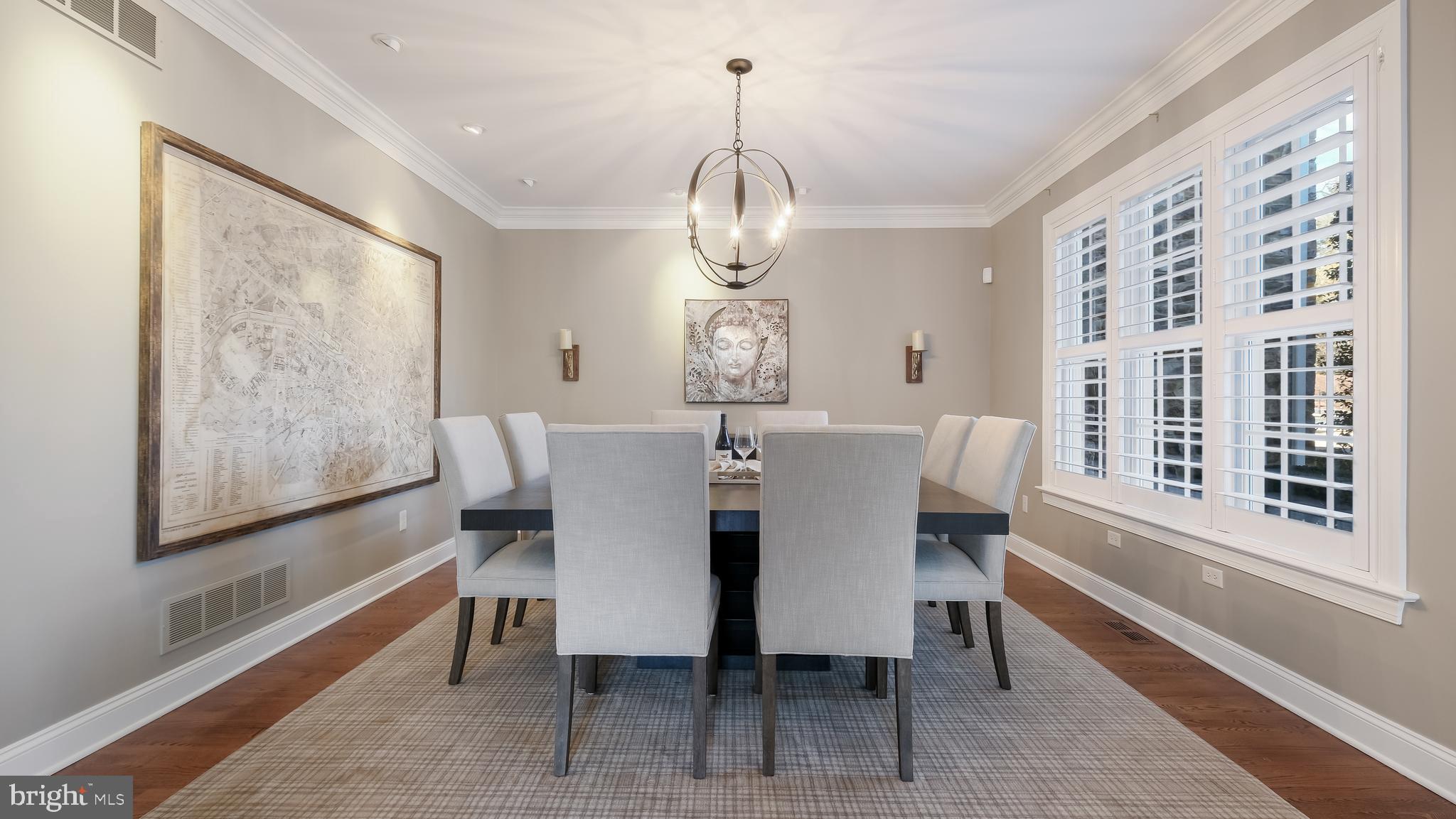 12 Garden Path Doylestown, PA 18901 - Photo 10 of 58 a view of a dining room with furniture window and wooden floor