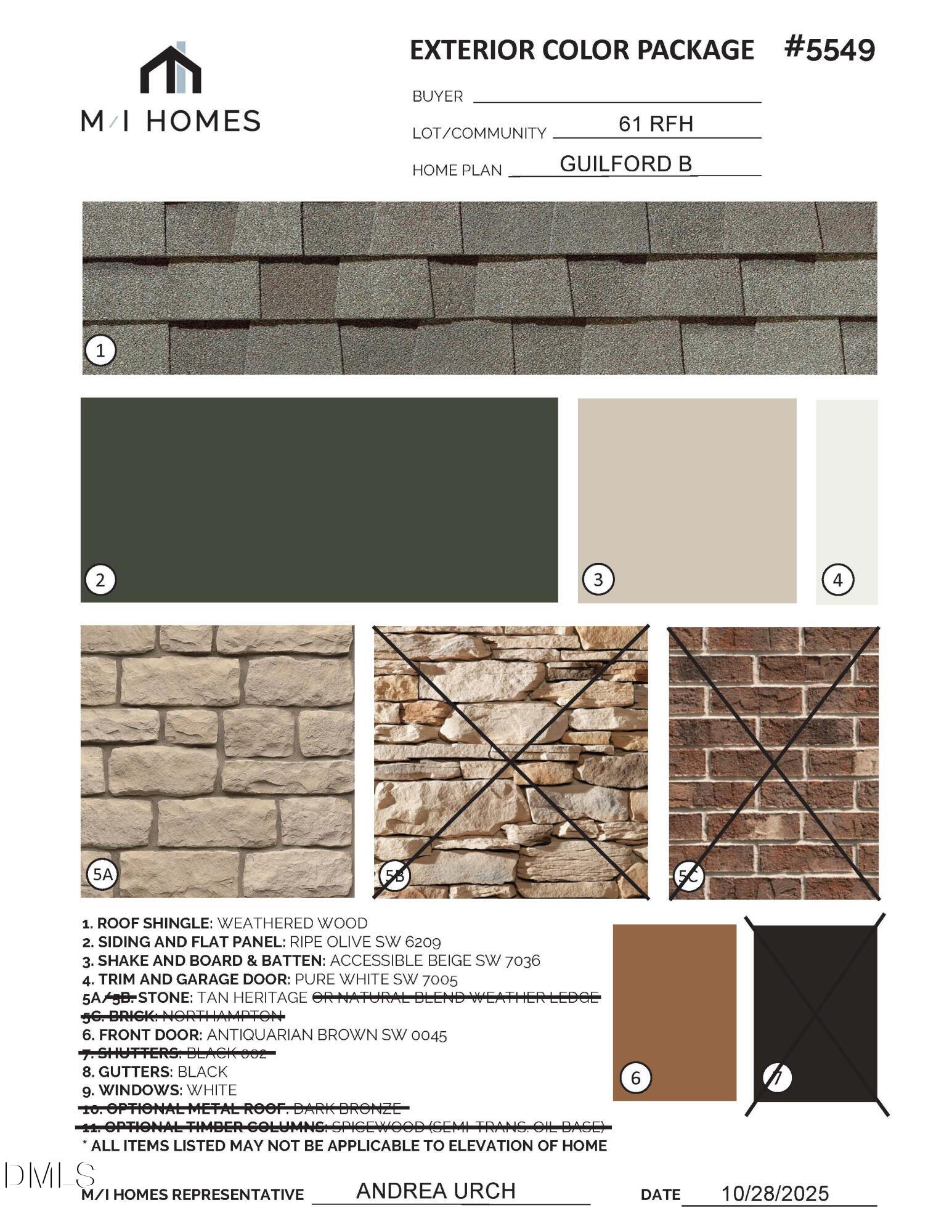 2425 Andrena Way Apex, NC 27502 - Photo 2 of 6 RFH 61 Guilford B - Slab Contract File_P