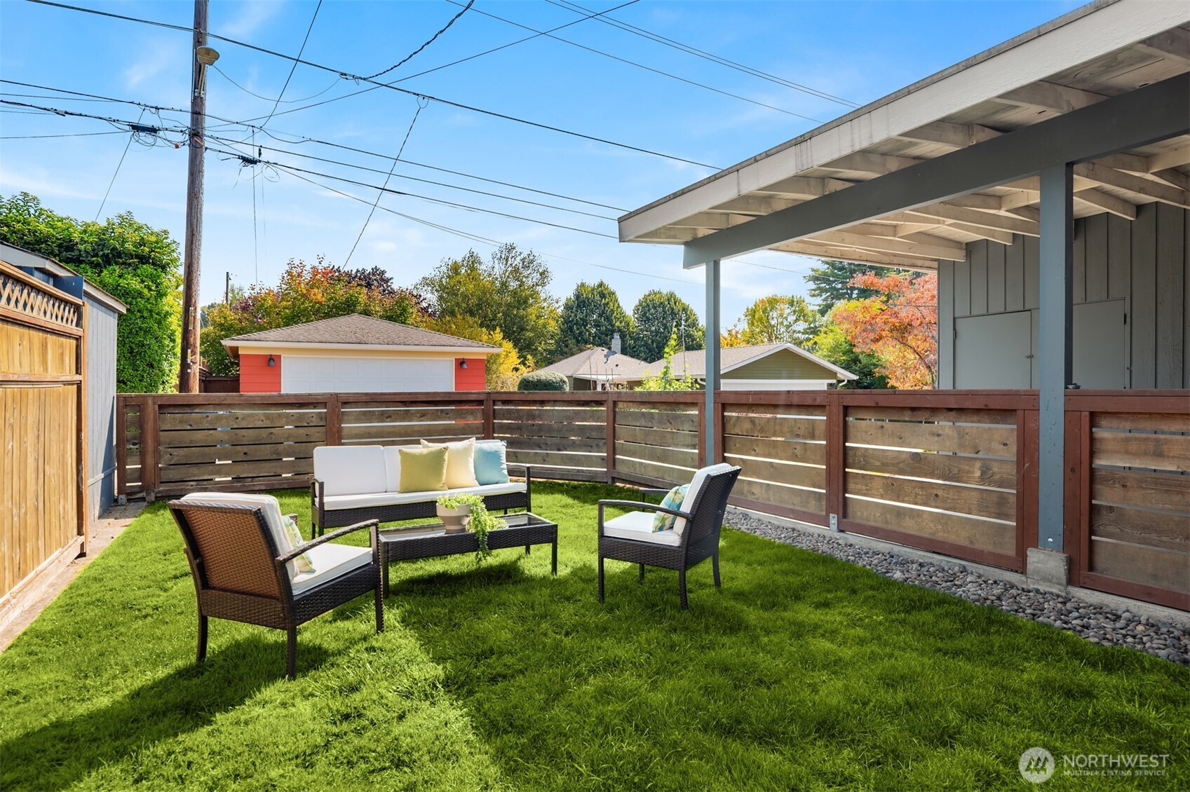 4714 50th Avenue Southwest Seattle, WA 98116 - Photo 24 of 34 a outdoor living space with furniture