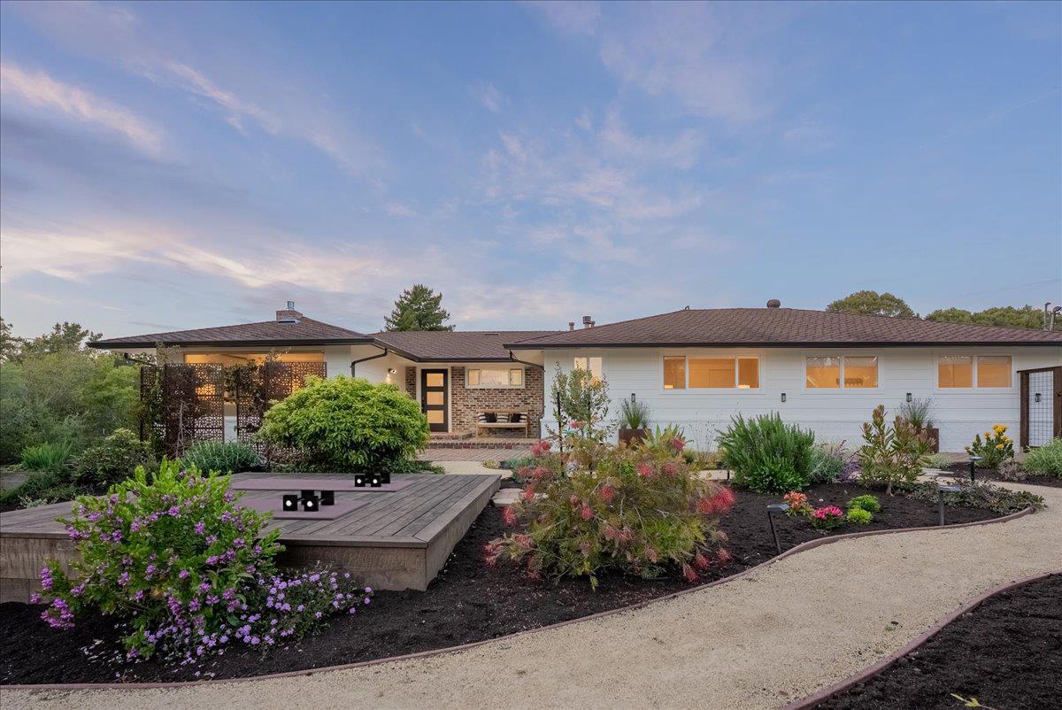 3400 Haas Drive Aptos, CA 95003 - Photo 2 of 32 a view of a garden with a patio