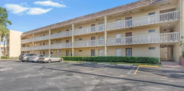 a front view of a building