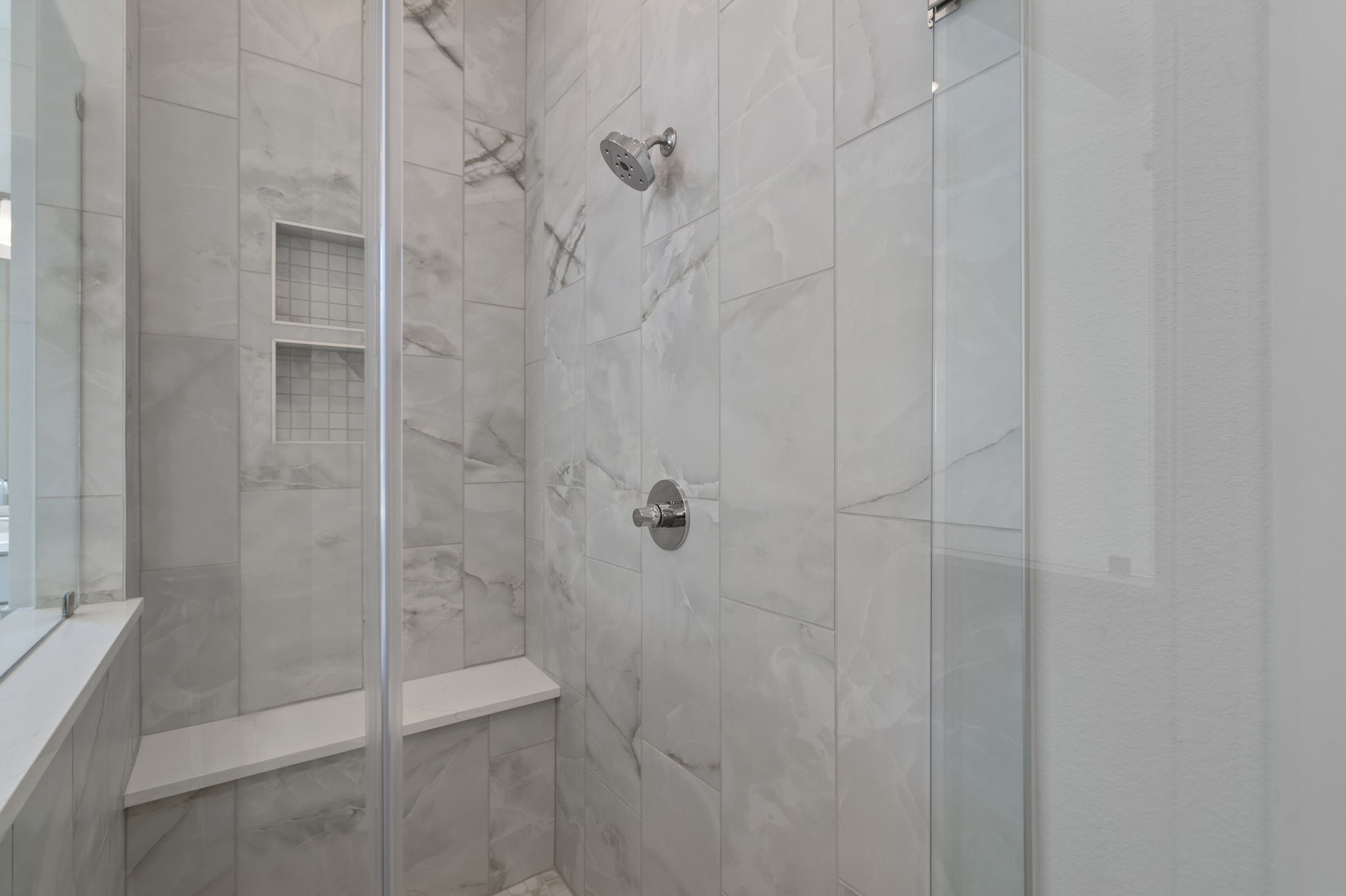 9103 Basilica Lane Manvel, TX 77578 - Photo 17 of 50 a bathroom with a shower