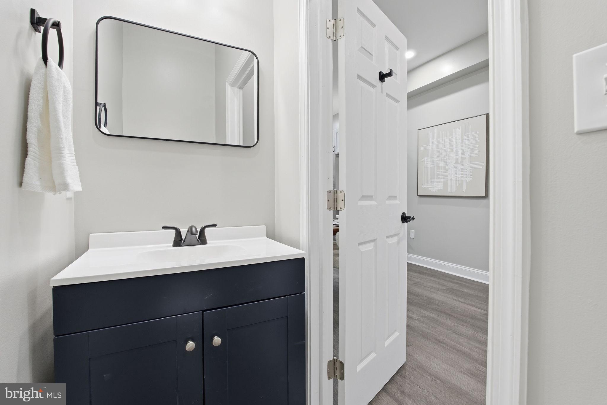 1708 Federal Street Baltimore, MD 21213 - Photo 9 of 33 a bathroom with a sink and a mirror