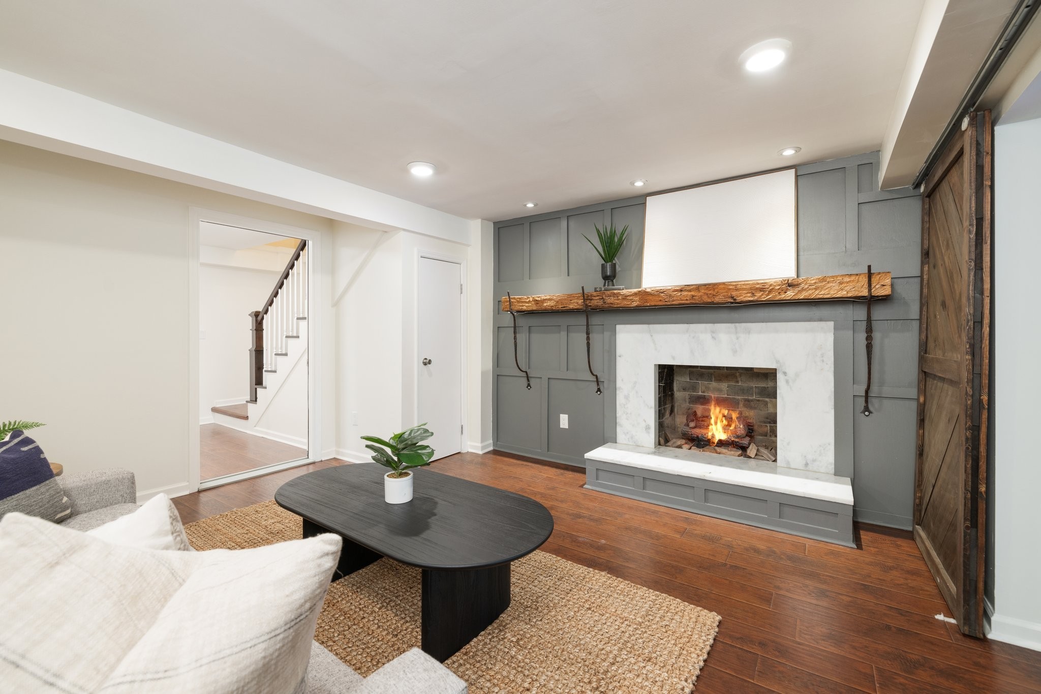 1116 Sparta Road Nashville, TN 37205 - Photo 47 of 91 a living room with furniture and a fireplace