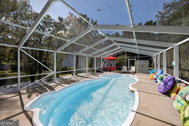 a view of storage and utility room