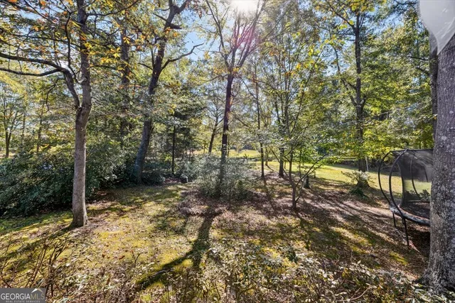 a view of outdoor space with trees