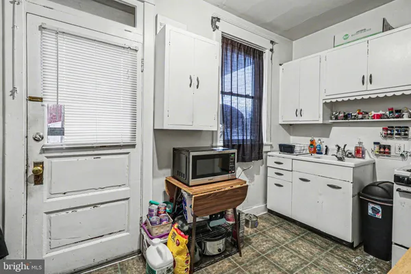 a room with storage and utility