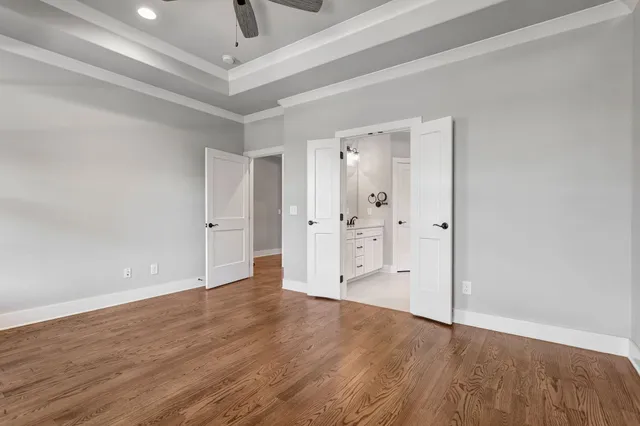 wooden floor in an empty room