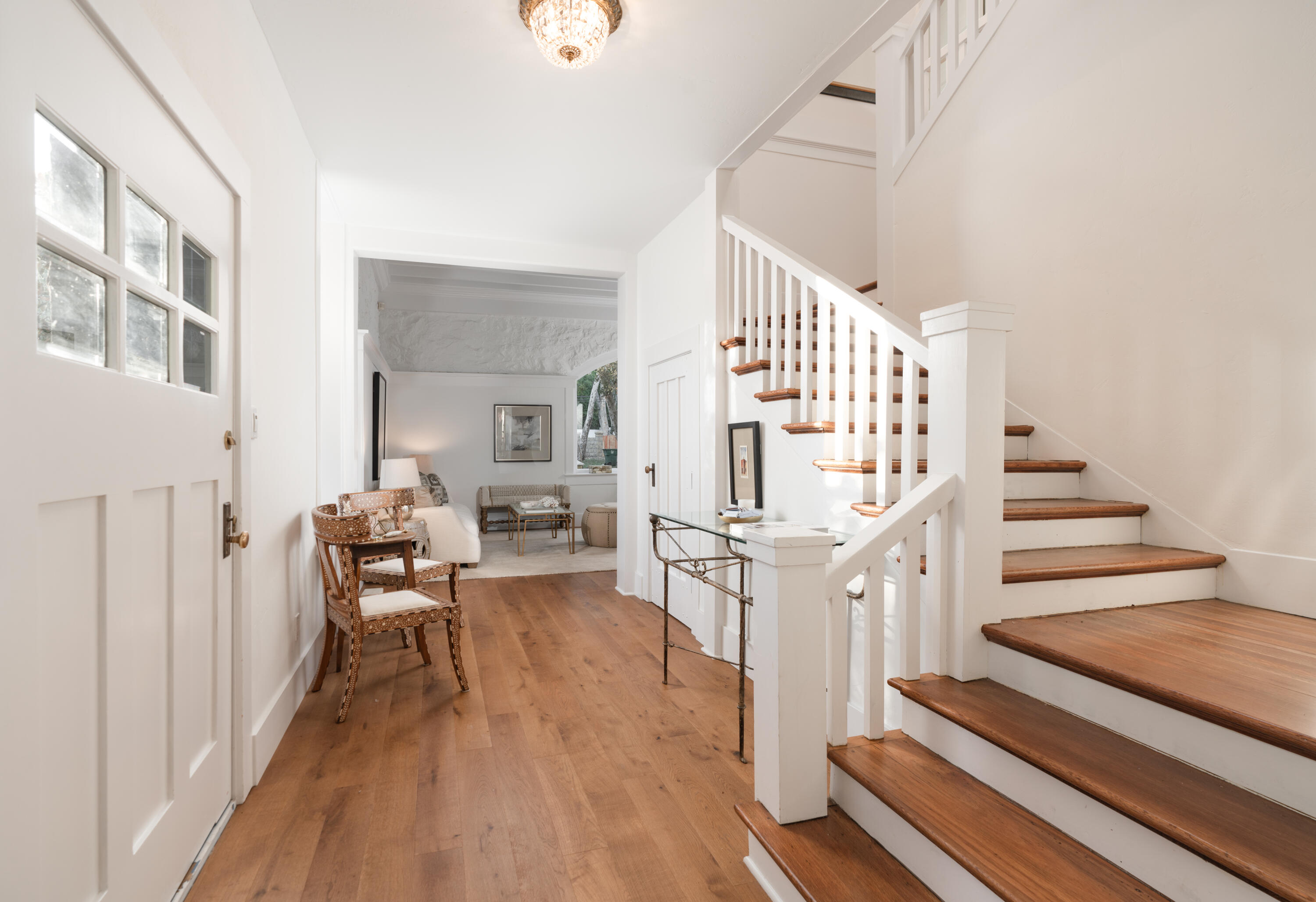 200 Olive Mill Road Montecito, CA 93108 - Photo 4 of 33 a view of entryway and hall with wooden floor