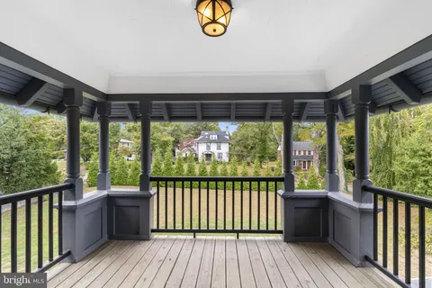 a view of a street with a trees