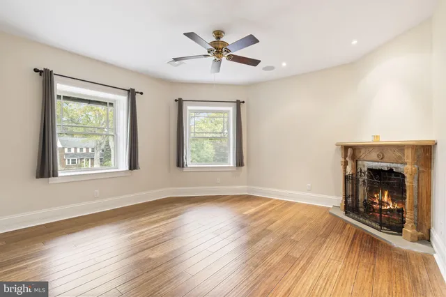 a view of a swimming pool with a yard