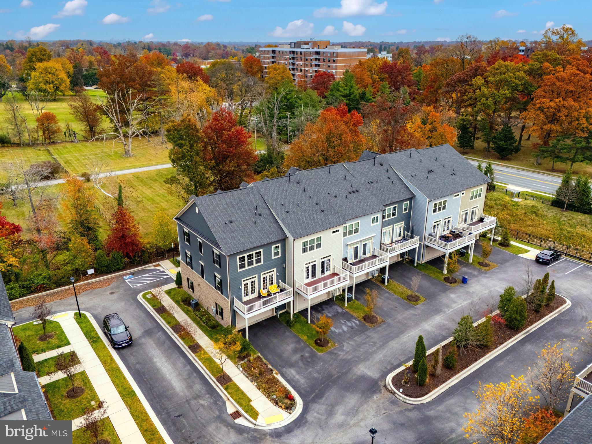 30 Wedge Way, Unit 12 Baltimore, MD 21208 - Photo 4 of 42 an aerial view of a house with a swimming pool