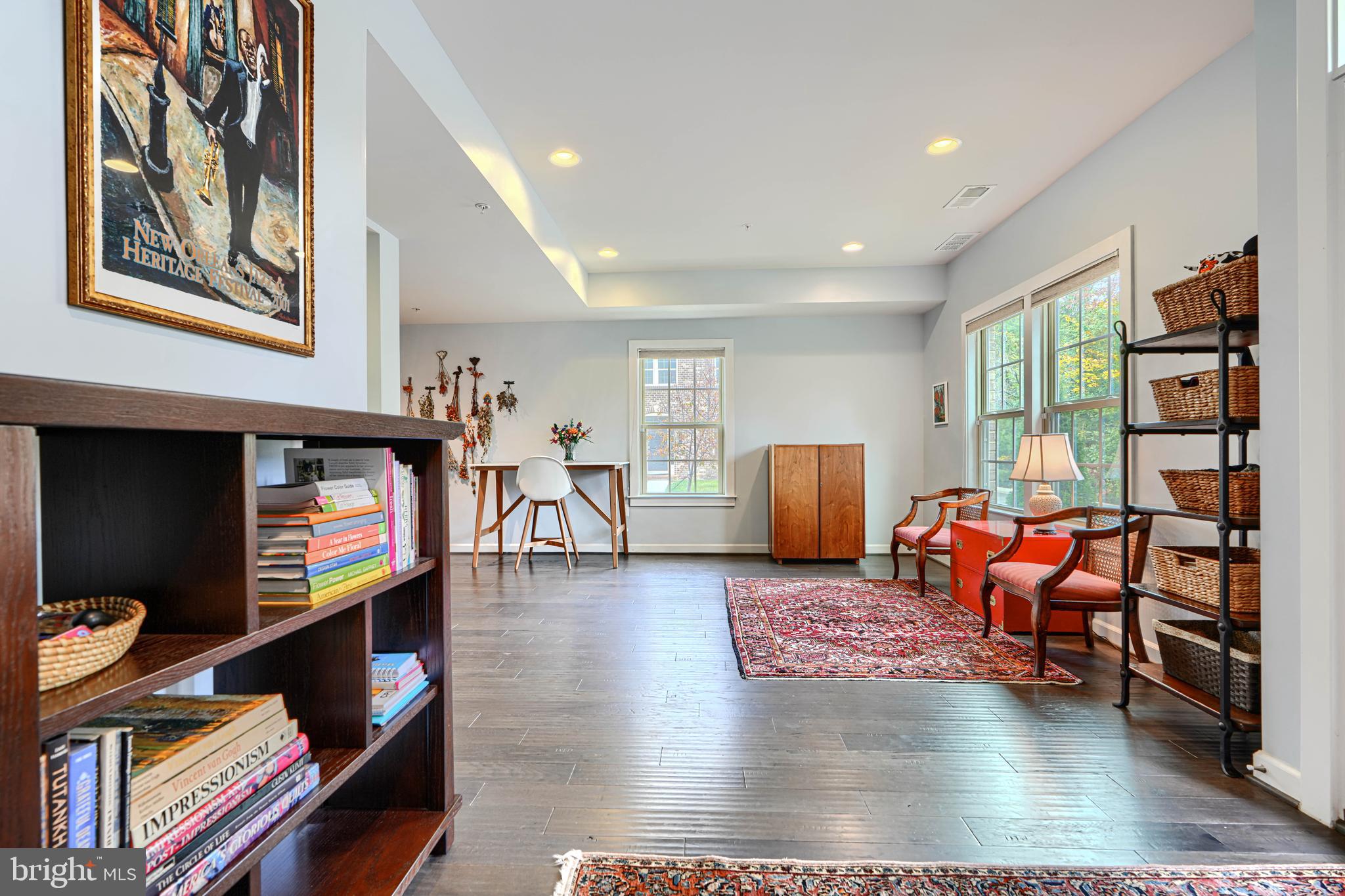 30 Wedge Way, Unit 12 Baltimore, MD 21208 - Photo 7 of 42 a living room with furniture and a flat screen tv