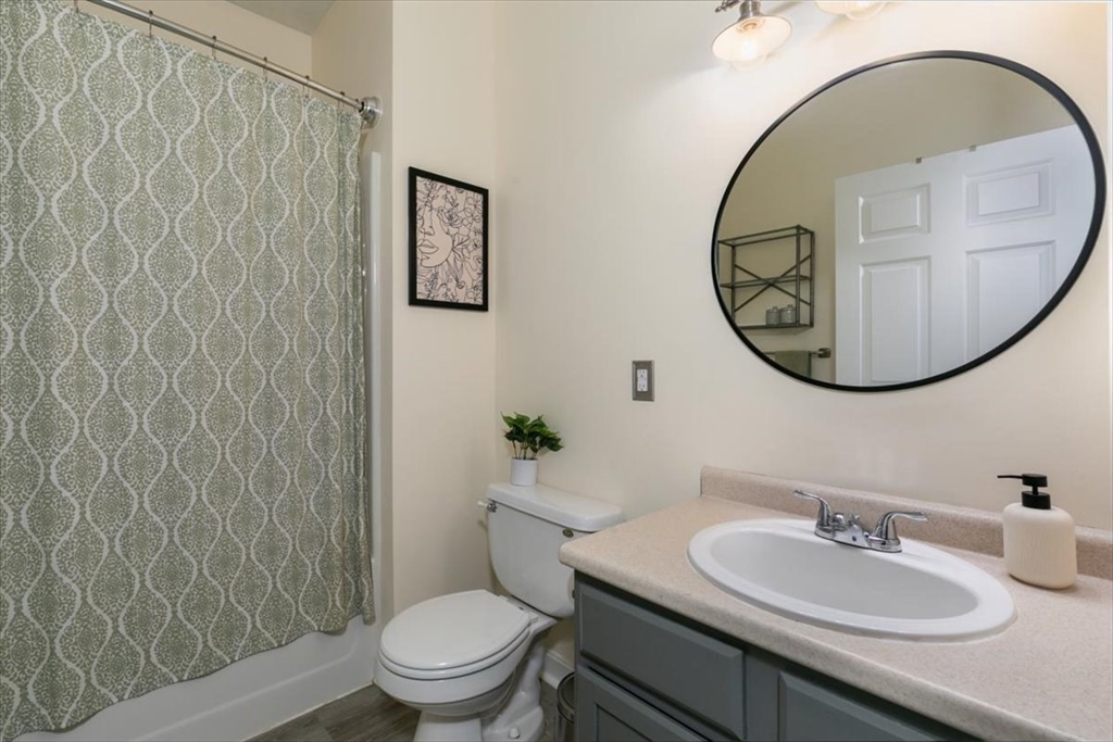 23 Hampshire Road, Unit 108 Methuen, MA 01844 - Photo 20 of 39 a bathroom with a toilet a sink and a mirror