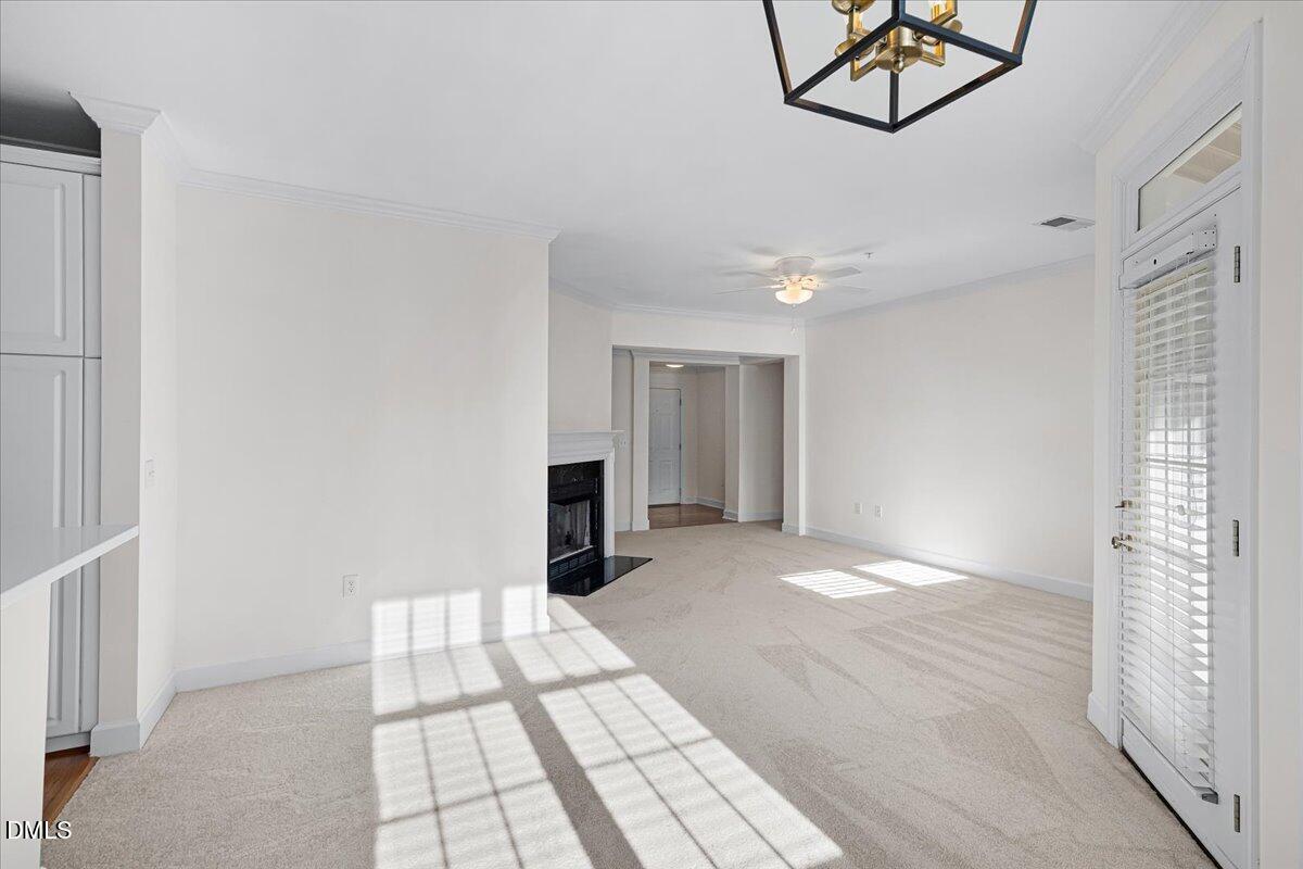 108 Northbrook Drive, Unit 203 Raleigh, NC 27609 - Photo 4 of 34 DR VIEW TO LR