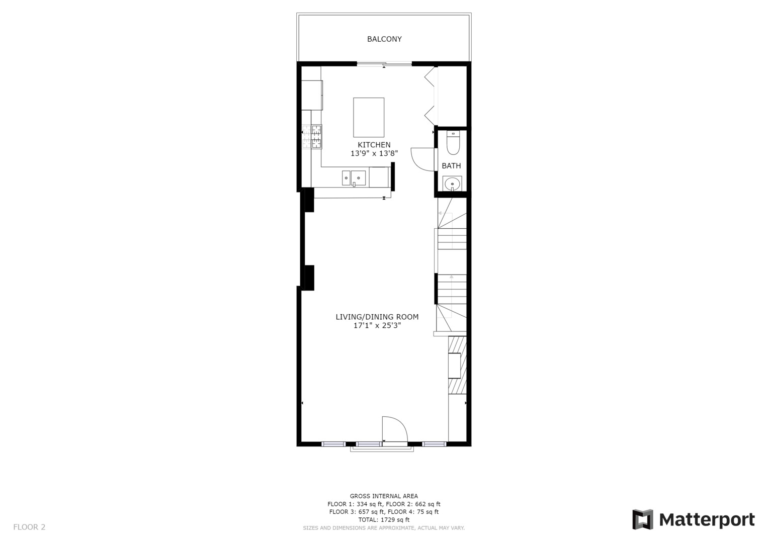 847 North May Street Chicago, IL 60642 - Photo 30 of 32 a picture of a floor plan