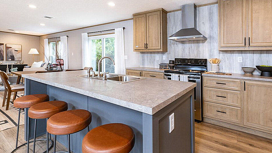 Lot 5 Goodview Town Road Moneta, VA 24121 - Photo 7 of 18 a kitchen with granite countertop a sink cabinets and window